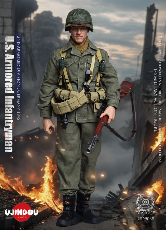 Preventa Figura WWII U.S. Armored Infantryman marca  Ujindou UD9038 escala 1/6