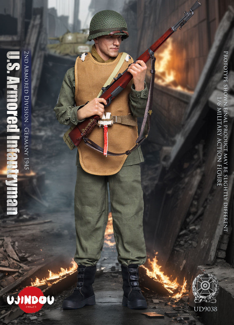 Preventa Figura WWII U.S. Armored Infantryman marca  Ujindou UD9038 escala 1/6