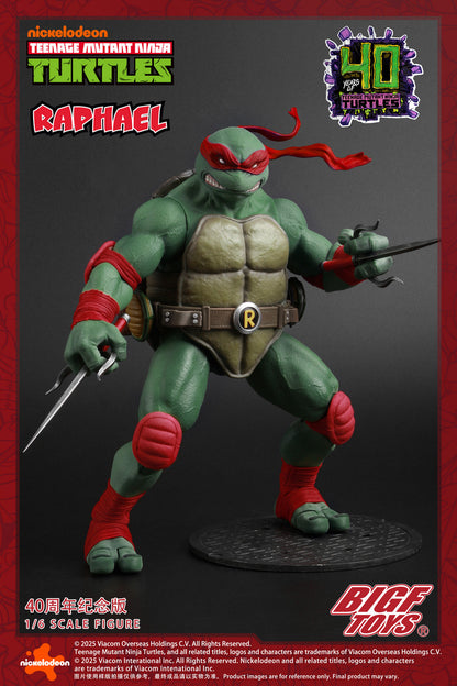 Preventa Figura TMNT RAPHAEL - 40th Anniversary Edition marca BigFToys BIGF-002 escala 1/6