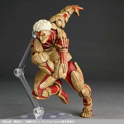 Preventa Figura Armored Titan (Reiner Braun) - Attack on Titan / Shingeki no Kyojin - Amazing Yamaguchi Revoltech marca Kaiyodo NR069 (17 cm)