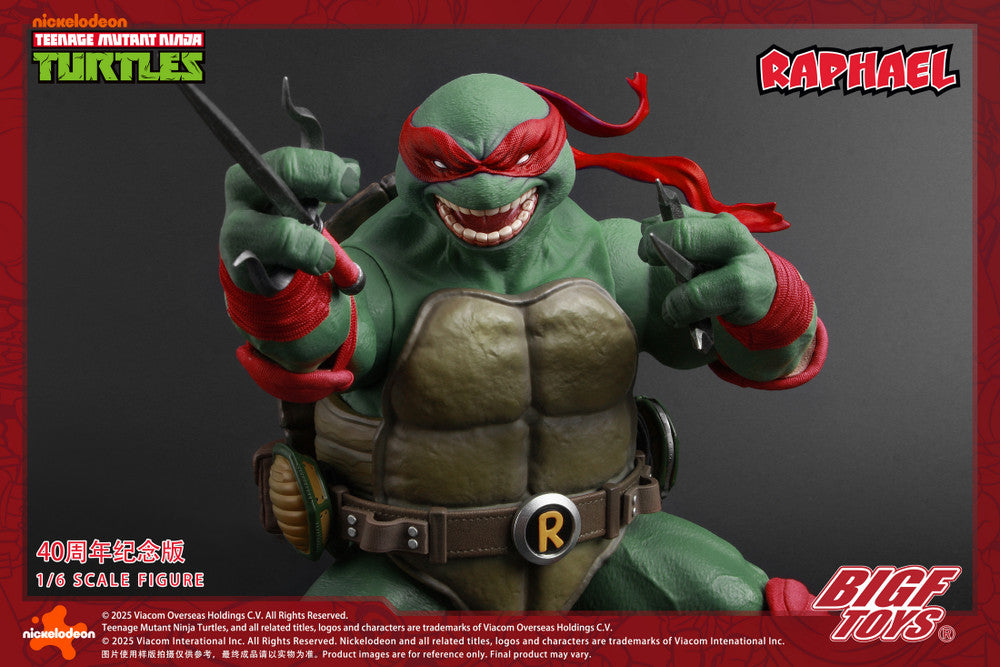 Preventa Figura TMNT RAPHAEL - 40th Anniversary Edition marca BigFToys BIGF-002 escala 1/6