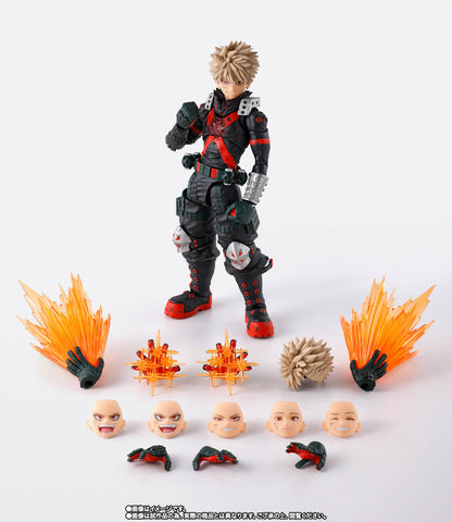 EN STOCK Figura Katsuki Bakugo (The Beginning) - My Hero Academia - S.H. Figuarts marca Bandai Namco escala 1/12