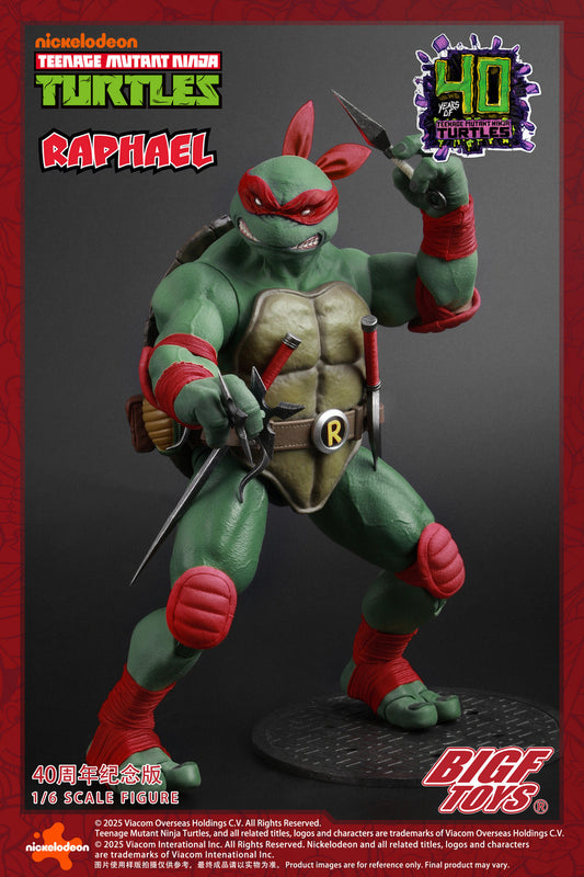 Preventa Figura TMNT RAPHAEL - 40th Anniversary Edition marca BigFToys BIGF-002 escala 1/6