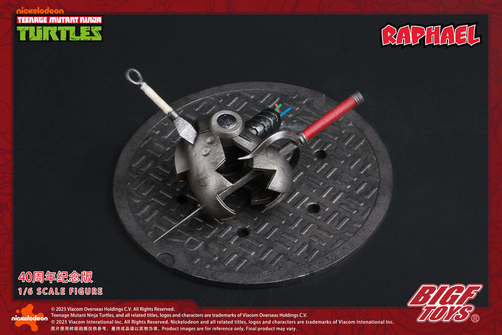 Preventa Figura TMNT RAPHAEL - 40th Anniversary Edition marca BigFToys BIGF-002 escala 1/6