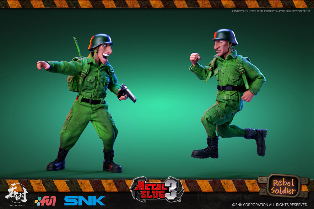Pedido Figuras 2Pack Rebel Soldiers - METAL SLUG III marca Tunshi Studio SNK escala pequeña 1/12