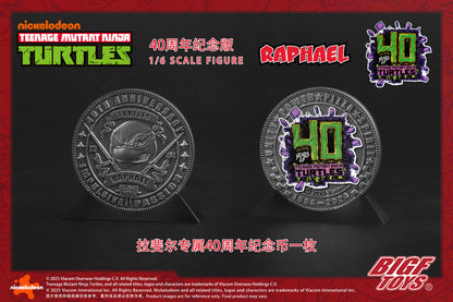 Preventa Figura TMNT RAPHAEL - 40th Anniversary Edition marca BigFToys BIGF-002 escala 1/6