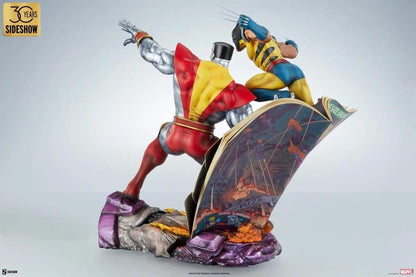 Preventa Estatua Marvel Colossus & Wolverine (Fastball Special) marca Sideshow Collectibles (45.72 cm)