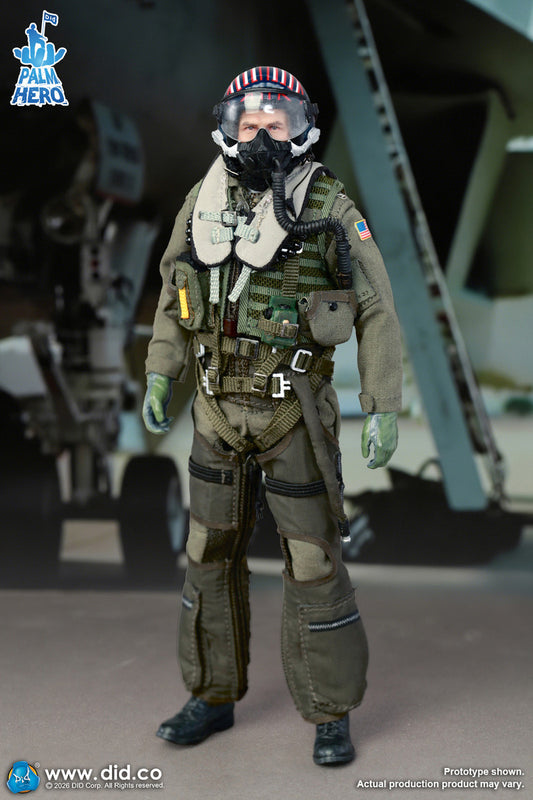 Pedido Figura Captain Mitchell - US Navy 18E Pilot marca DID XM80031 escala 1/12