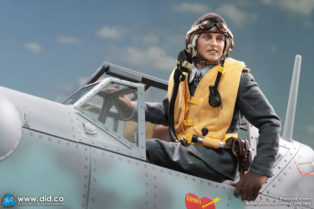 Preventa Figura Erich Hartmann - WWII German Luftwaffe Ace Pilot marca DID D80190 escala 1/6
