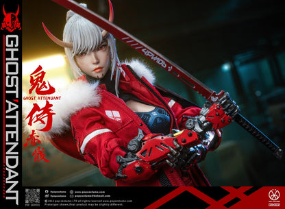 Preventa Figura Ghost Attendant Red Remains marca Pop Costume GS-002 escala 1/6