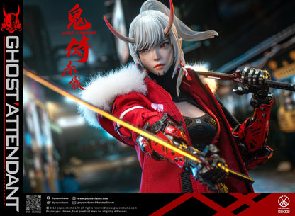 Preventa Figura Ghost Attendant Red Remains marca Pop Costume GS-002 escala 1/6
