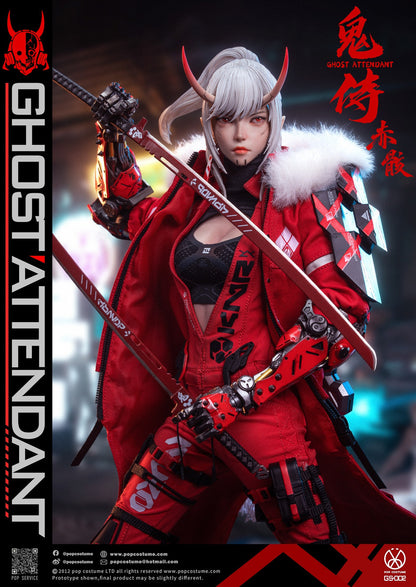Preventa Figura Ghost Attendant Red Remains marca Pop Costume GS-002 escala 1/6