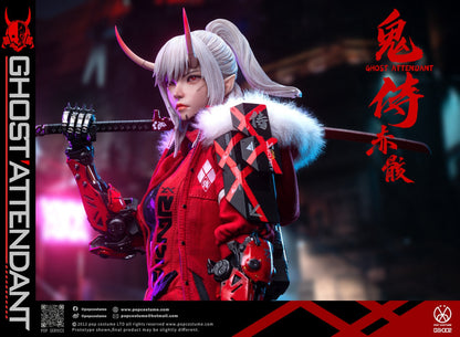 Preventa Figura Ghost Attendant Red Remains marca Pop Costume GS-002 escala 1/6