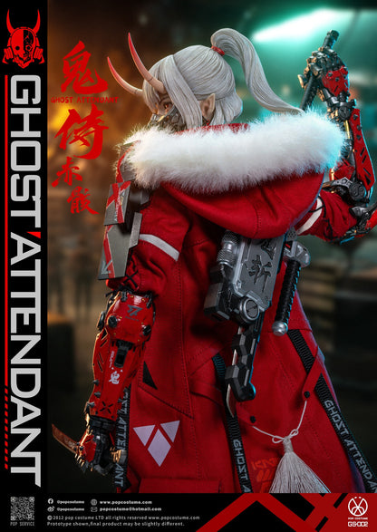 Preventa Figura Ghost Attendant Red Remains marca Pop Costume GS-002 escala 1/6