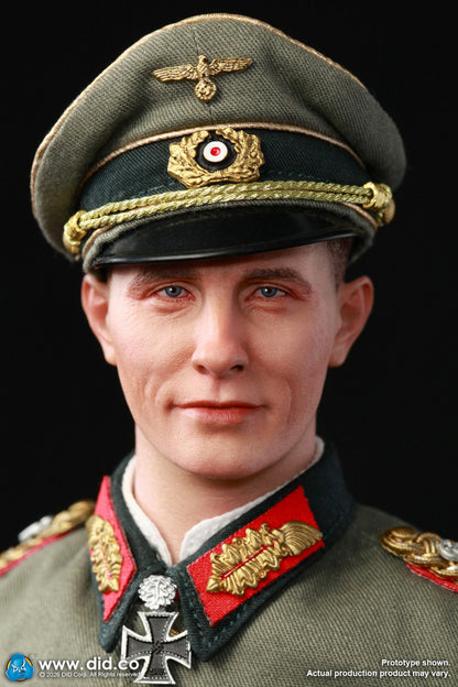 Preventa Figura Officer Otto Remer - WWII German Wehrmacht marca DID D80194 escala 1/6