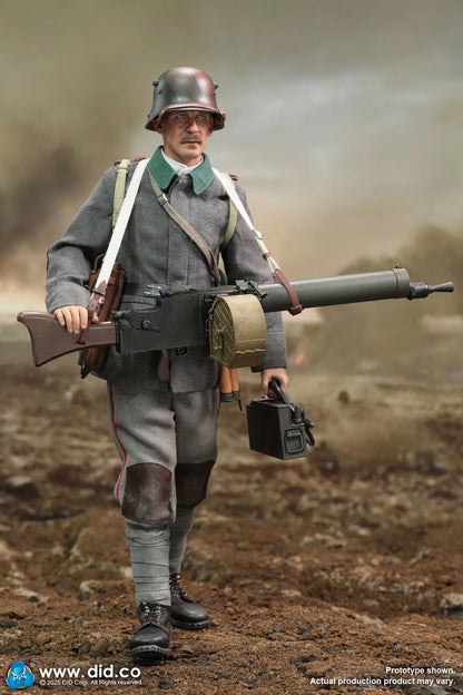 Preventa Figura Arthur - WWI German MG08 Machine Gunner marca DID D11015 escala 1/6