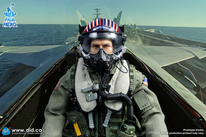 Pedido Figura Captain Mitchell - US Navy 18E Pilot marca DID XM80031 escala 1/12
