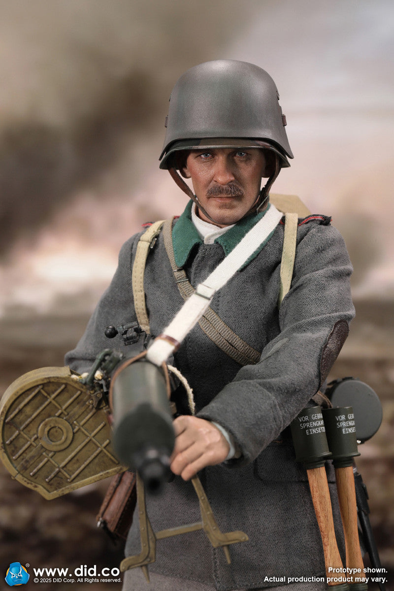Preventa Figura Arthur - WWI German MG08 Machine Gunner marca DID D11015 escala 1/6