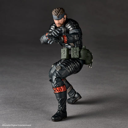 Preventa Figura Naked Snake (Sneaking Suit Ver.) - Metal Gear Solid Delta: Snake Eater - Amazing Yamaguchi Revoltech marca Kaiyodo NR119 escala 1/12