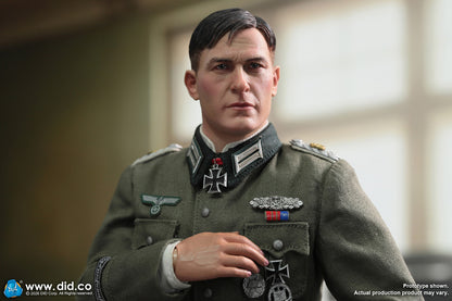 Preventa Figura Officer Otto Remer - WWII German Wehrmacht marca DID D80194 escala 1/6