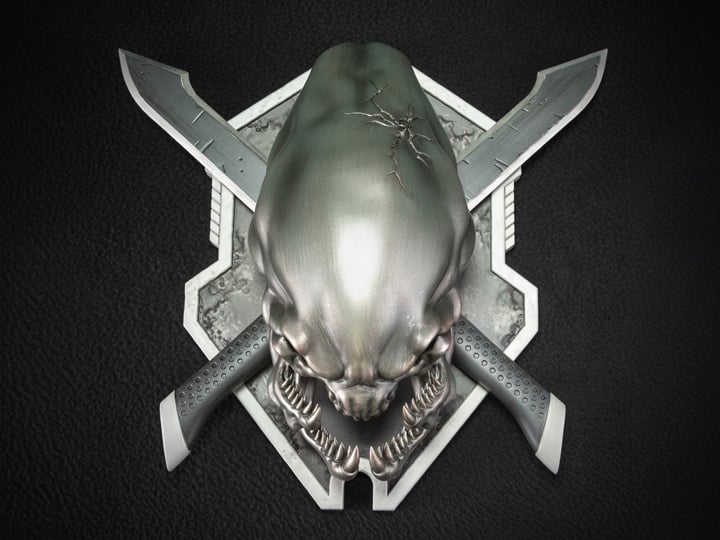 Pedido Escultura de Icono Legendario de Halo - Edición Grunt para montaje en pared marca Dark Horse (28 cm)