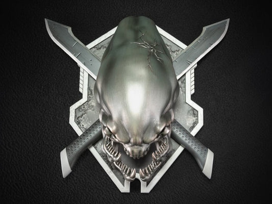 Pedido Escultura de Icono Legendario de Halo - Edición Grunt para montaje en pared marca Dark Horse (28 cm)