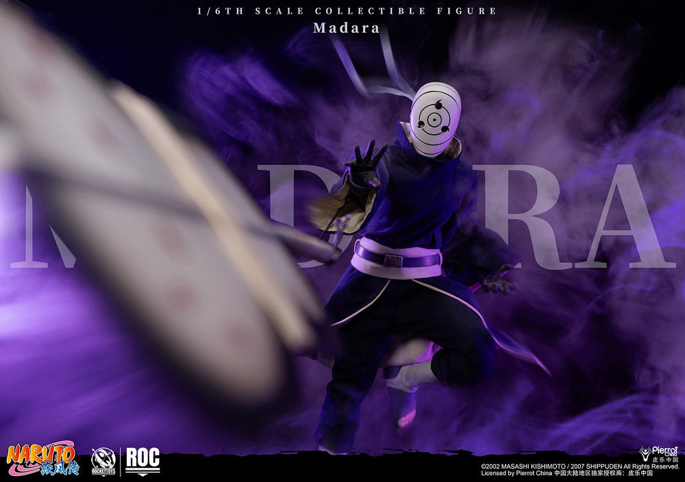 Preventa Figura Madara Uchiha (White Mask Version) - Naruto Shippuden marca Rocket Toys ROC-021 escala 1/6