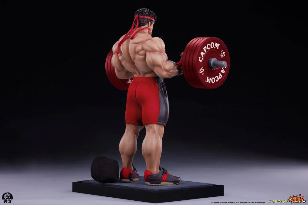 Preventa Estatua Ryu (Powerlifting Classic version) - Street Fighter Premier Series marca PCS Collectibles escala 1/4