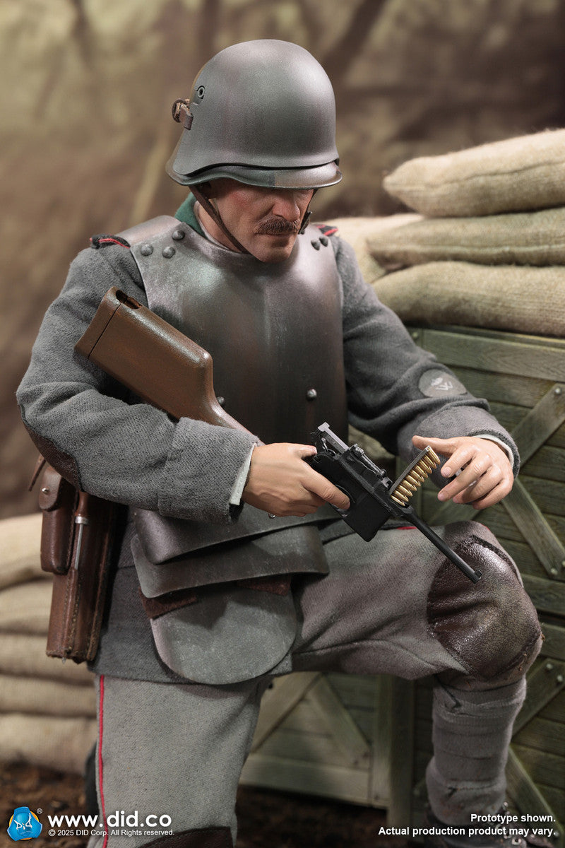 Preventa Figura Arthur - WWI German MG08 Machine Gunner marca DID D11015 escala 1/6