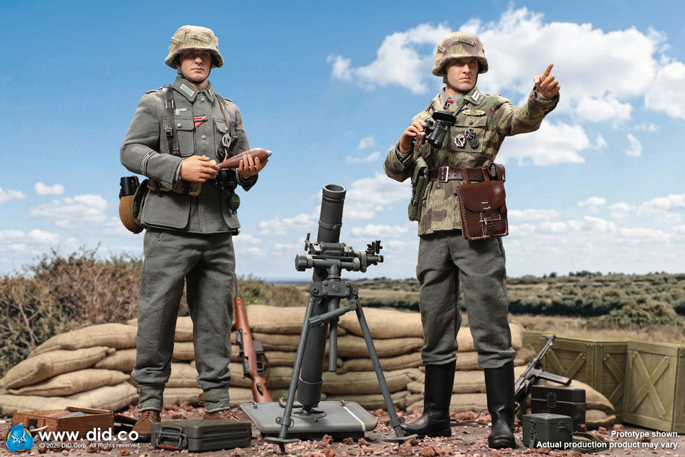 Preventa Figura Bruno - WWII German GD Infantry Mortarman marca DID D80195 escala 1/6
