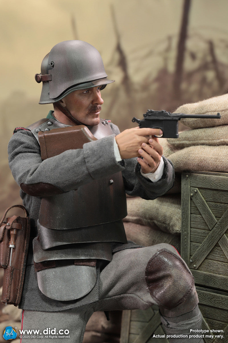 Preventa Figura Arthur - WWI German MG08 Machine Gunner marca DID D11015 escala 1/6