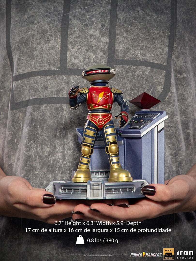 Pedido Estatua Alpha 5 DELUXE - Mighty Morphin Power Rangers - Battle Diorama Series (BDS) marca Iron Studios escala de arte 1/10