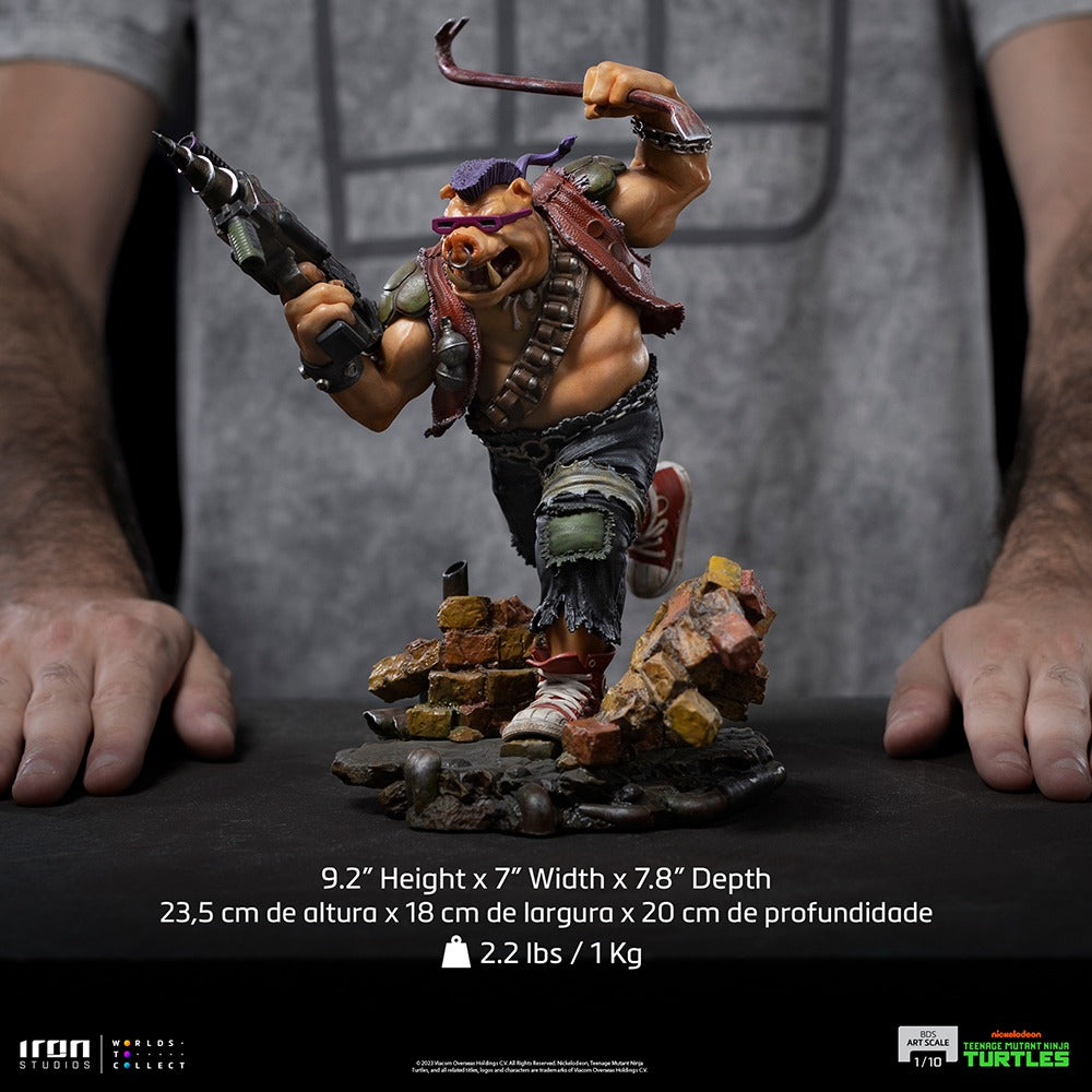 Pedido Estatua Bebop - Teenage Mutant Ninja Turtles - BDS Limited Edition marca Iron Studios escala de arte 1/10