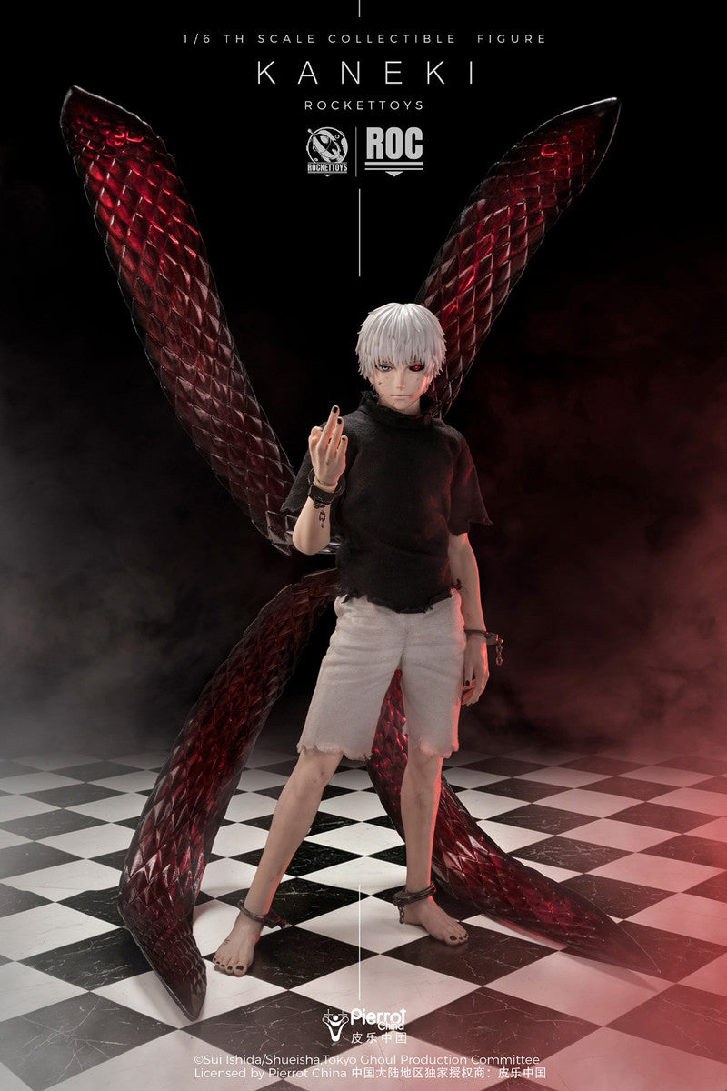 Preventa Figura KANEKI (Awakening Version) - Tokyo Ghoul marca Rocket Toys ROC-024 escala 1/6