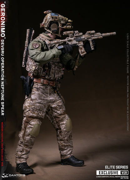 Preventa Figura GERONIMO - DEVGRU Operation Neptune Spear marca DAMTOYS 78106 escala 1/6