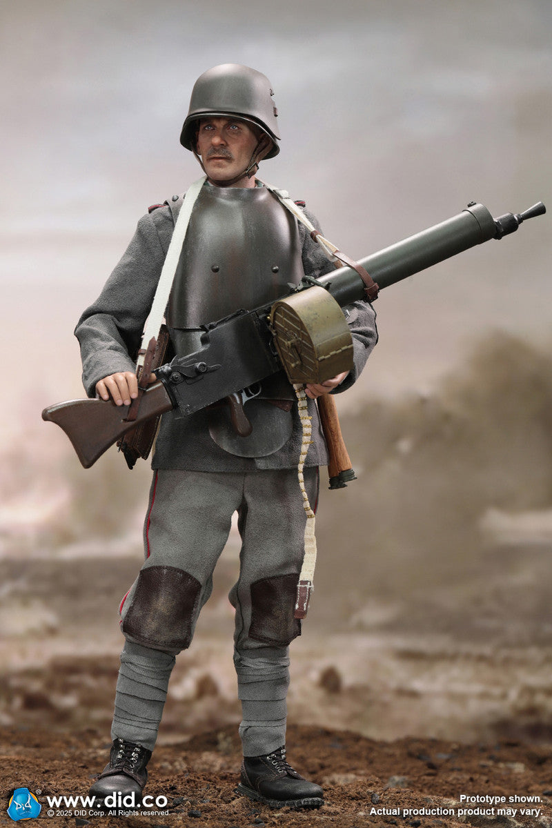 Preventa Figura Arthur - WWI German MG08 Machine Gunner marca DID D11015 escala 1/6