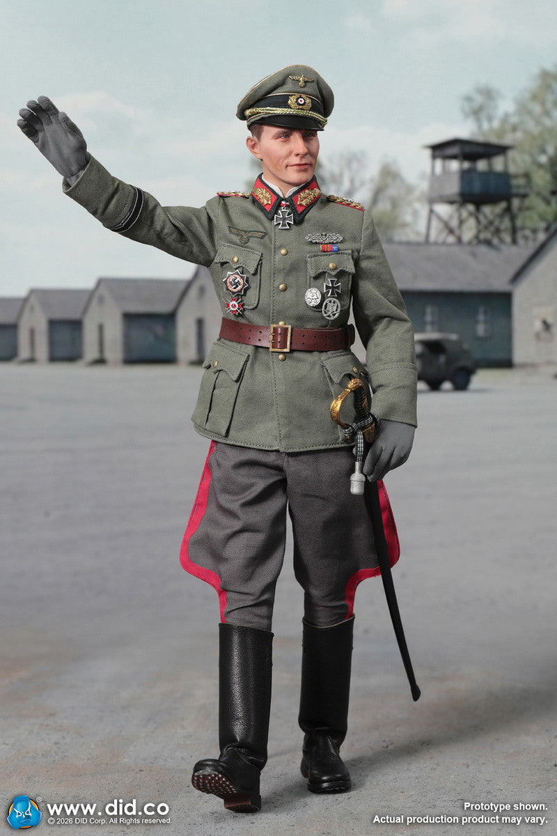 Preventa Figura Officer Otto Remer - WWII German Wehrmacht marca DID D80194 escala 1/6
