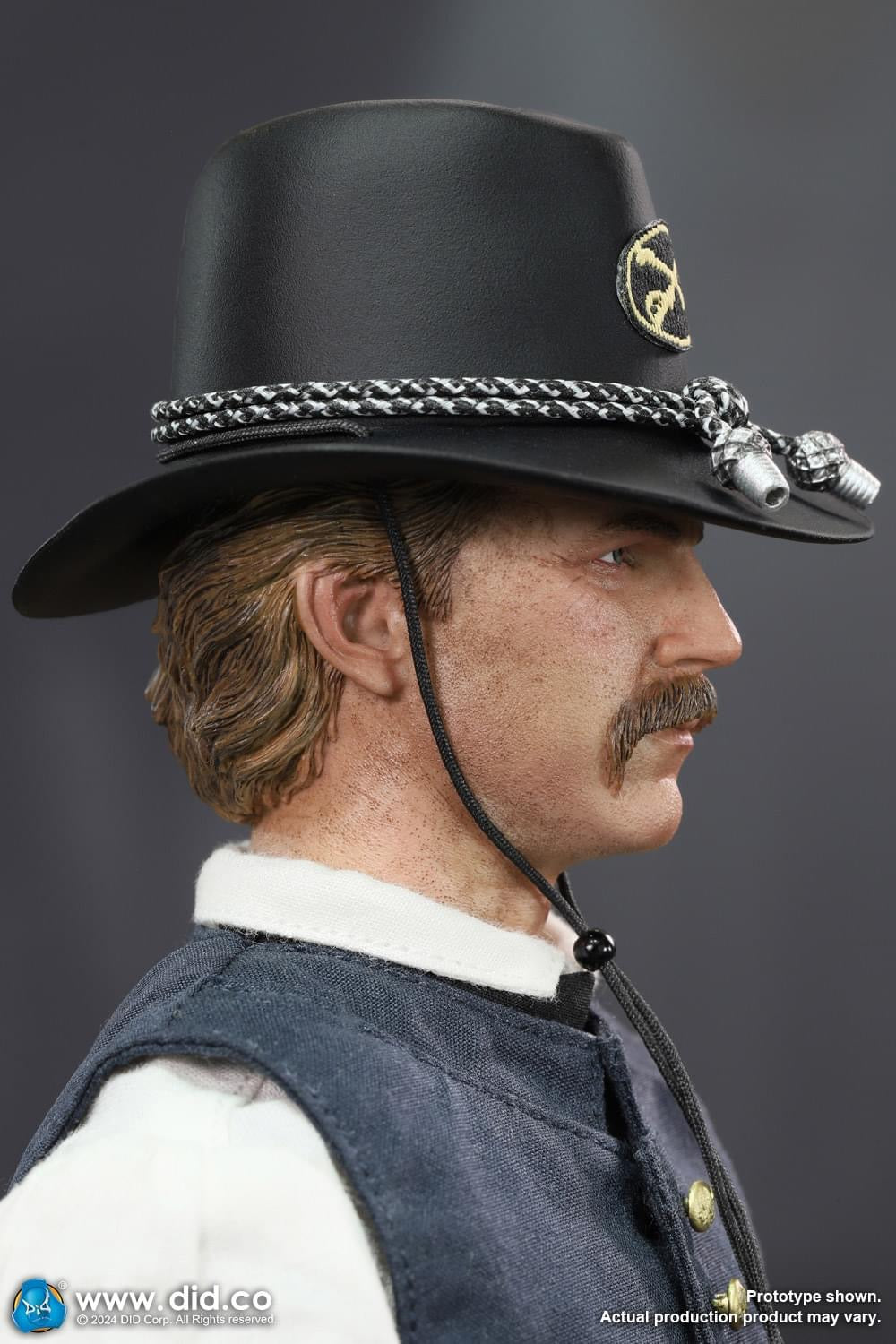 Preventa Figura Union Army Lieutenant John Dunbar - U.S. Civil War marca DID NS80175 escala 1/6