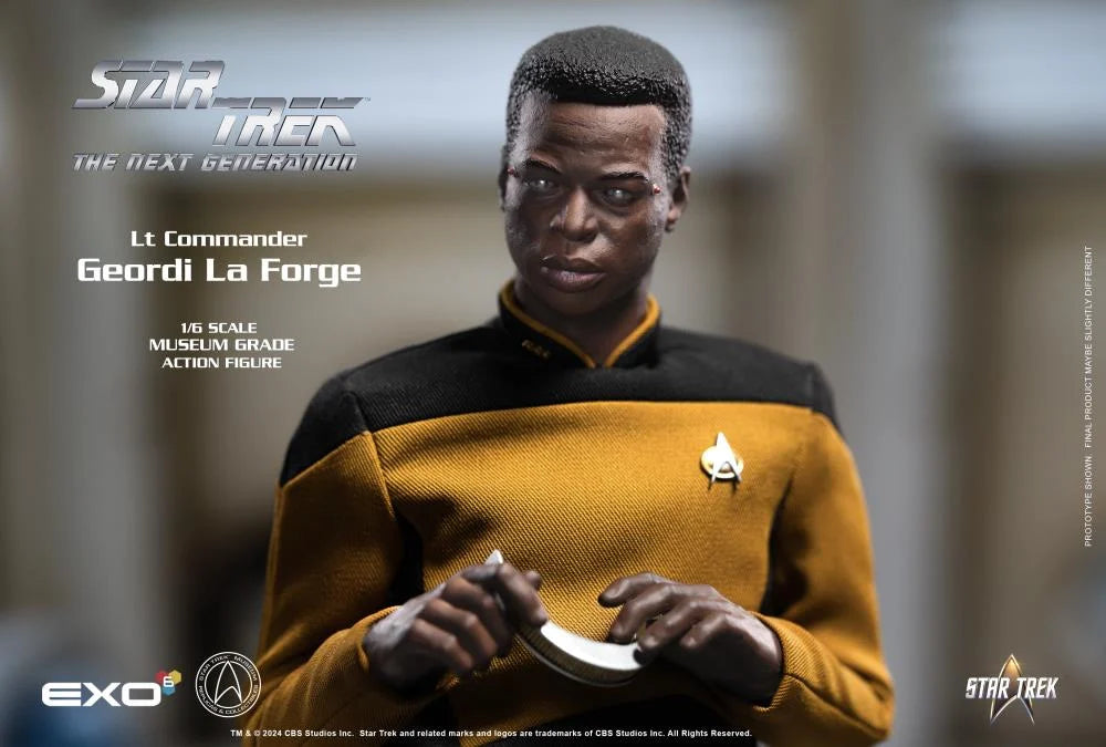 Preventa Figura Lt. Commander Geordi La Forge (Standard version) - Star Trek: The Next Generation marca EXO-6 EXO-01-018S escala 1/6