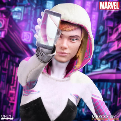 Preventa Figura Ghost Spider (Spider-Gwen) - Marvel Comics One:12 Collective marca Mezco Toyz 77310 escala pequeña 1/12