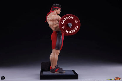 Preventa Estatua Ryu (Powerlifting Classic version) - Street Fighter Premier Series marca PCS Collectibles escala 1/4