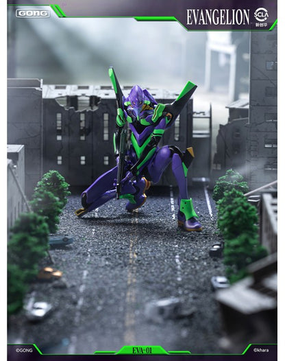 Preventa Figura EVA Unit-01 (DIECAST) - Evangelion marca POP MART - Gong Studio (16.5 cm)
