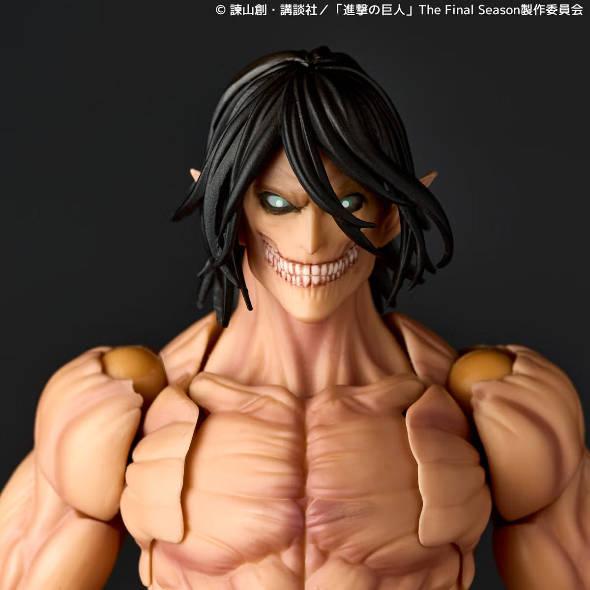 Preventa Figura Attack Titan (Eren Yeager) - Shingeki no Kyojin (Attack On Titan) - Amazing Yamaguchi Revoltech NR155 marca Kaiyodo (17 cm) (relanzamiento)