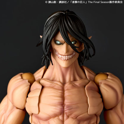 Preventa Figura Attack Titan (Eren Yeager) - Shingeki no Kyojin (Attack On Titan) - Amazing Yamaguchi Revoltech NR155 marca Kaiyodo (17 cm) (relanzamiento)