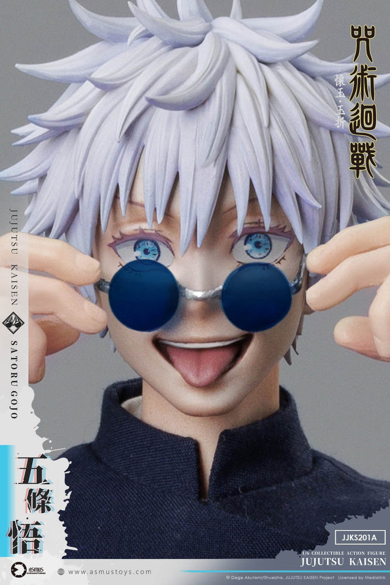 Preventa Figura SATORU GOJO - Jujutsu Kaisen marca Asmus Toys JJKS201A escala 1/6