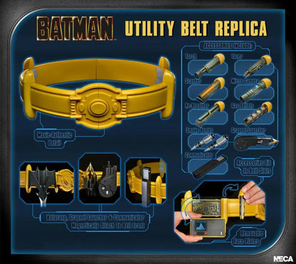 Pedido Prop Replica Utility Belt / Cinturón multiusos y Batarang - Batman (1989) marca NECA escala real 1/1