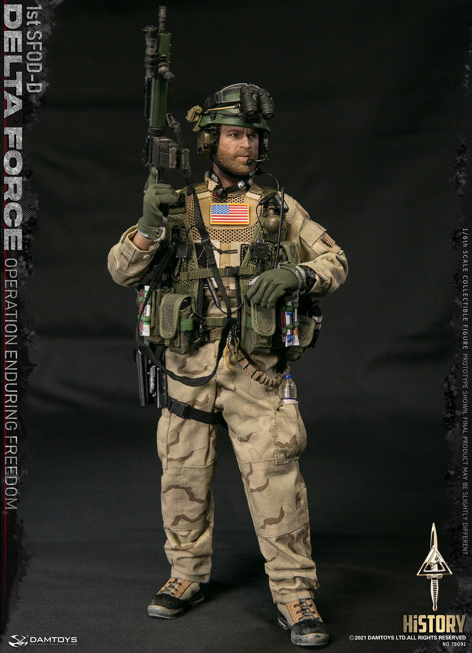 Pedido Figura 1st SFOD-D DELTA FORCE - Operation Enduring Freedom marca Damtoys 78091 escala 1/6