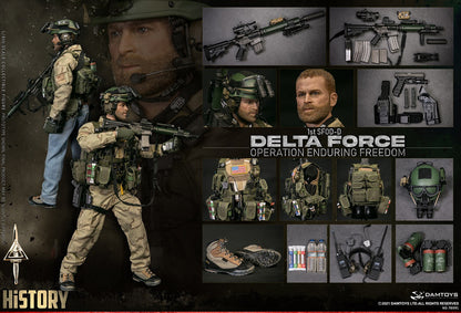 Pedido Figura 1st SFOD-D DELTA FORCE - Operation Enduring Freedom marca Damtoys 78091 escala 1/6
