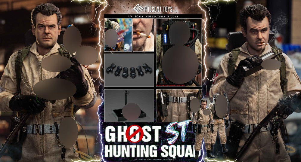 Preventa Figura Ghost Hunting Squad ST marca Present Toys SP77 escala 1/6