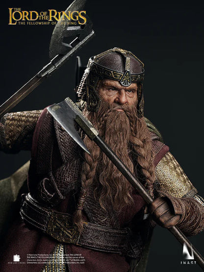 Preventa Figura GIMLI (Cabello enraizado) - The Lord of the Rings: The Fellowship of the Ring marca INART A033 Queen Studio escala 1/6